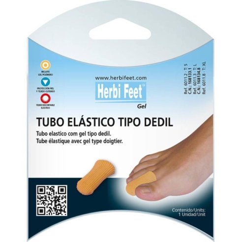 DEDIL TUBO CON GEL HERBI FEET TALLA L