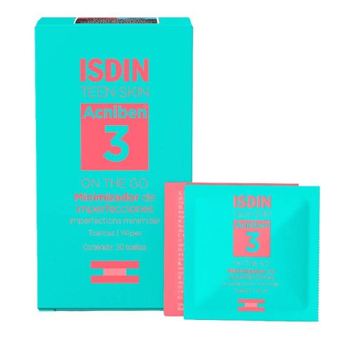 ISDIN TEEN SKIN ACNIBEN MINIMIZADOR IMPERFECCIONES LOCALIZADAS 30 TOALLITAS