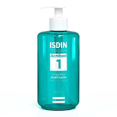 ISDIN OILY SKIN ACNIBEN LIMPIADOR MATIFICANTE GEL 1 FRASCO 400 ml