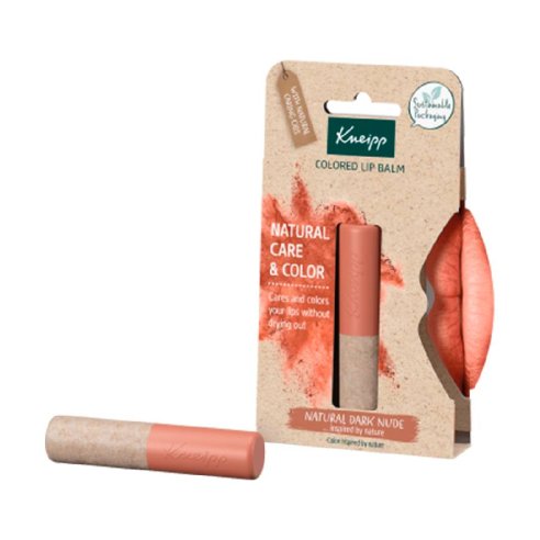 KNEIPP BALSAMO LABIAL CON COLOR NATURAL 1 ENVASE 3,1 g COLOR DARK NUDE