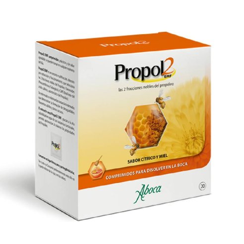 PROPOL 2 EMF 20 COMPRIMIDOS BUCODISPERSABLES SABOR CITRICO Y MIEL