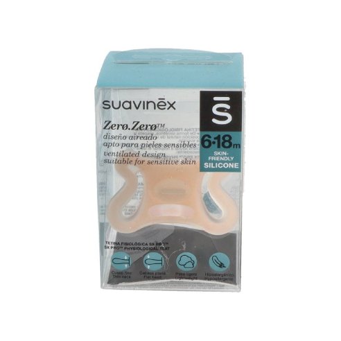 CHUPETE SILICONA FISIOLOGICO SUAVINEX SX PRO ZERO-ZERO 6 - 18 MESES 1 UNIDAD