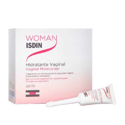 WOMAN ISDIN HIDRATANTE VAGINAL LUBRICANTE HIDROSOLUBLE 6 ML 12 MONODOSIS