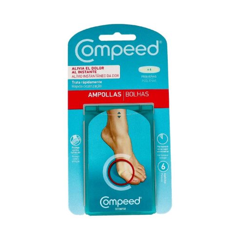 COMPEED AMPOLLAS HIDROCOLOIDE TALLA PEQUEÑA 6 UNIDADES