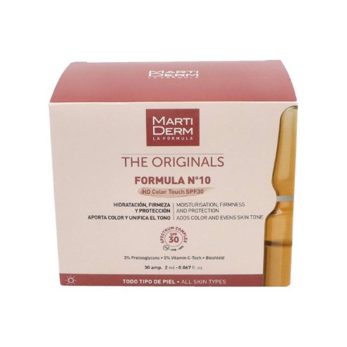 MARTIDERM FORMULA Nº 10 HD COLOR TOUCH SPF 30 30 AMPOLLAS 2 ML