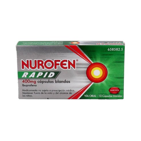 NUROFEN RAPID 400 MG 10 CAPSULAS BLANDAS