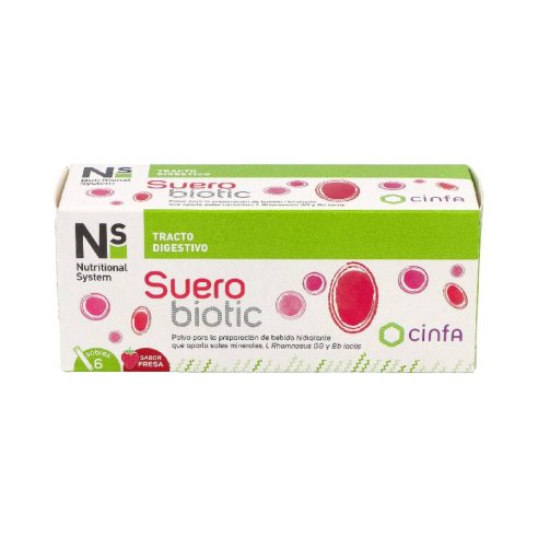 NS FLORABIOTIC SUEROPRO 6 SOBRES 4,250 g SABOR FRESA