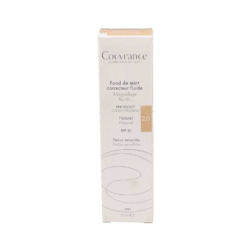 AVENE COUVRANCE MAQUILLAJE FLUIDO SPF 20 1 ENVASE 30 ml COLOR NATURAL