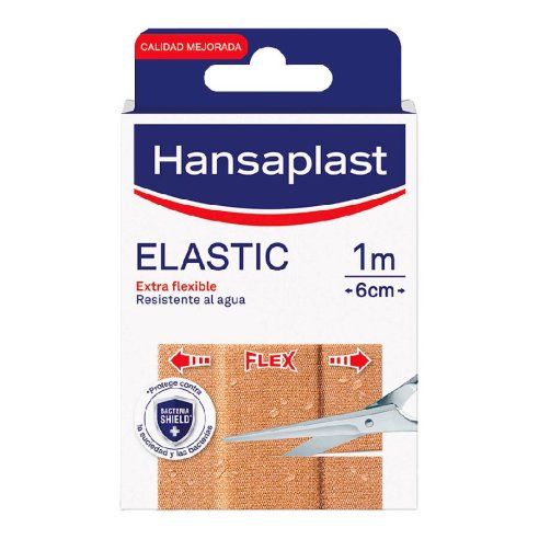 HANSAPLAST ELASTIC APOSITO ADHESIVO TIRA 1 M X 6 CM