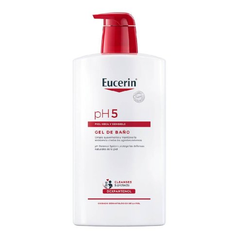 EUCERIN PIEL SENSIBLE PH-5 GEL DE BAÑO 1 ENVASE 1 l