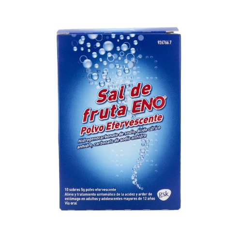 SAL DE FRUTA ENO 5 g 10 SOBRES POLVO EFERVESCENTE