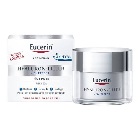 EUCERIN ANTIEDAD HYALURON FILLER DIA FPS 15 PIEL SECA 1 ENVASE 50 ml