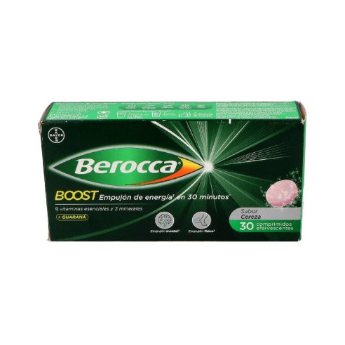 BEROCCA BOOST 30 COMPRIMIDOS EFERVESCENTES