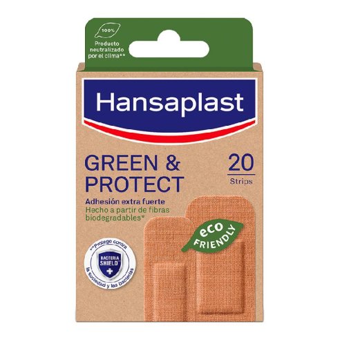 HANSAPLAST GREEN & PROTECT APOSITO ADHESIVO SURTIDO 20 UNIDADES