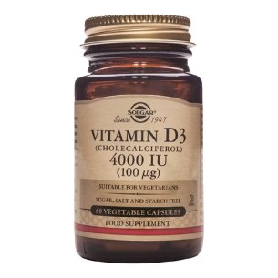SOLGAR VITAMINA D3 COLECALCIFEROL 4000 UI 100 microgramos...