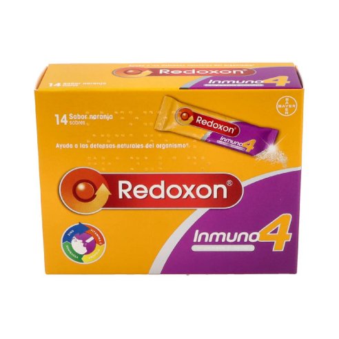 REDOXON INMUNO 4 14 SOBRES 1,7 g SABOR NARANJA