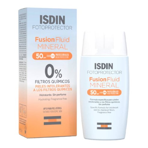 ISDIN FOTOPROTECTOR FUSION FLUID MINERAL SPF 50 1 FRASCO 50 ml