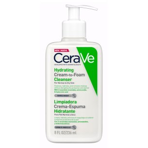 CERAVE LIMPIADORA CREMA ESPUMA HIDRATANTE 1 ENVASE 236 ml 2