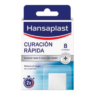 HANSAPLAST CURACION RAPIDA APOSITO ADHESIVO 8 UNIDADES