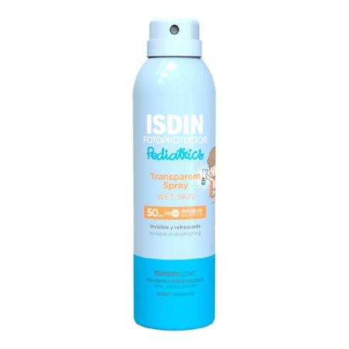 ISDIN FOTOPROTECTOR PEDIATRICS TRANSPARENT SPRAY WET SKIN SPF 50 1 ENVASE 250 ML