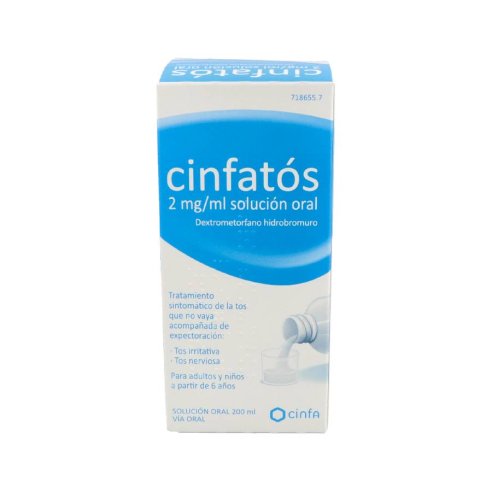 CINFATOS 2 MG/ML SOLUCION ORAL 1 FRASCO 200 ML (PET)