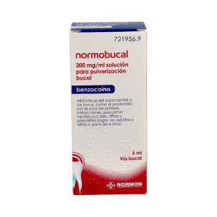 NORMOBUCAL 200 mg/ml SOLUCION PARA PULVERIZACION BUCAL 1...