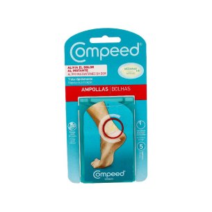 COMPEED AMPOLLAS HIDROCOLOIDE TALLA MEDIANA 5 UNIDADES