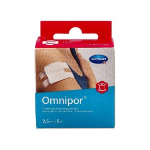 ESPARADRAPO HIPOALERGICO OMNIPOR PAPEL 1 UNIDAD 5 m x 2,5 cm
