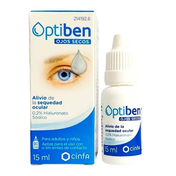 OPTIBEN OJOS SECOS GOTAS 1 FRASCO 15 ML
