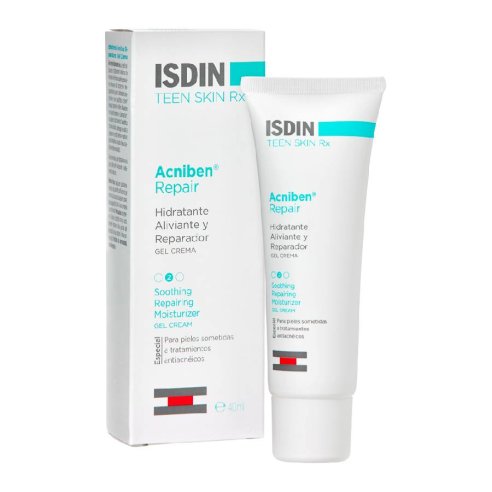 ISDIN TEEN SKIN RX ACNIBEN REPAIR HIDRATANTE REPARADOR Y ALIVIADOR GEL CREMA 1 ENVASE 40 ml