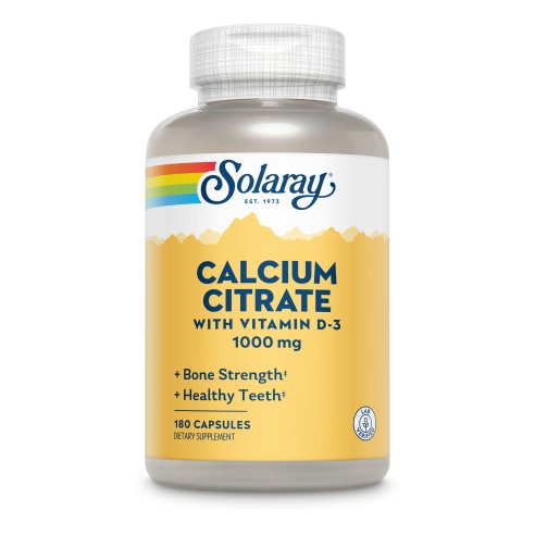 SOLARAY CALCIUM CITRATE 1000W / D3 90 CAPS