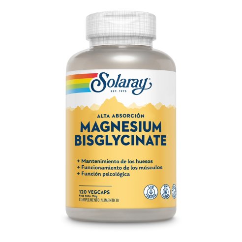 SOLARAY BISGLYCINATE MAGNESIO 120 VEGCAPS