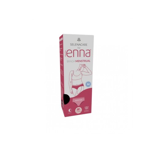 BRAGA MENSTRUAL ENNA NOCHE 1 UNIDAD TALLA M FLUJO ABUNDANTE COLOR NEGRO