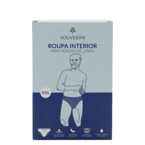 ROPA INTERIOR PARA PERDIDAS DE ORINA SOUVERAN SLIP 1 UNIDAD TALLA XXL