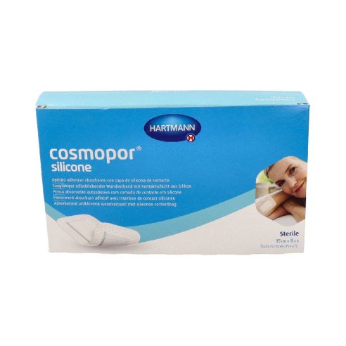 APOSITO ESTERIL COSMOPOR SILICONE 5 UNIDADES 15 x 8 cm