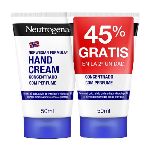 NEUTROGENA FORMULA NORUEGA CREMA DE MANOS CONCENTRADA 2 ENVASES 50 ML