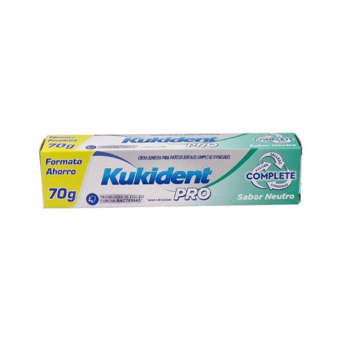 KUKIDENT FIJACION TODO EL DIA 1 ENVASE 70 g SIN SABOR