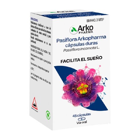 PASIFLORA ARKOPHARMA 300 mg 45 CAPSULAS