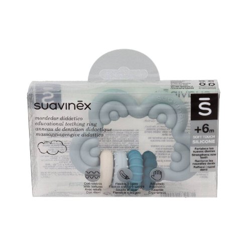 MORDEDOR SILICONA DIDACTICO SUAVINEX 6 MESES 1 UNIDAD ETAPA 3