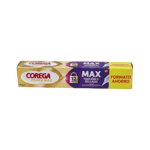 COREGA MAX FIJACION  SELLADO ADHESIVO PROTESIS DENTAL 1 ENVASE 70 G