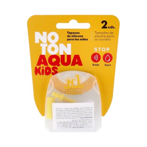 TAPONES OIDOS SILICONA NOTON AGUA INFANTIL