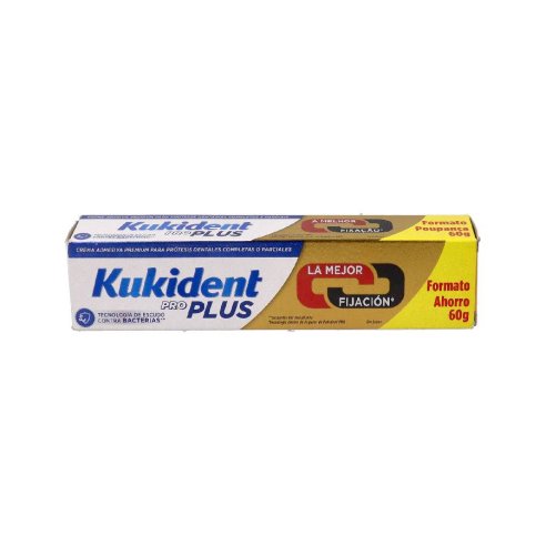 KUKIDENT PRO PLUS FIRMEZA AL MASTICAR 1 ENVASE 57 g SABOR NEUTRO