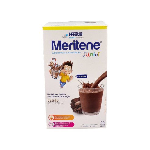 MERITENE JUNIOR 15 SOBRES 30 G SABOR CHOCOLATE