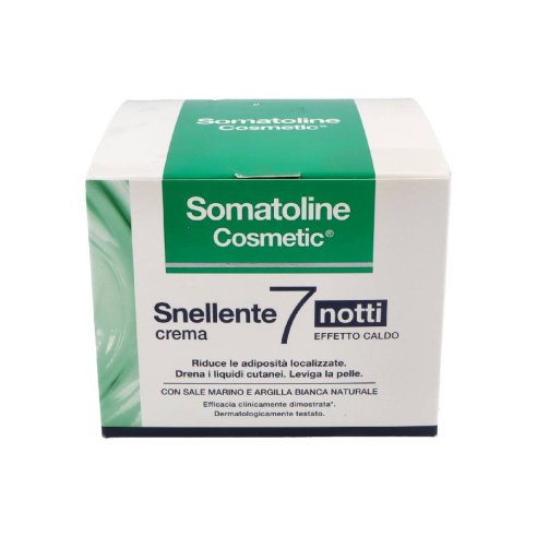 SOMATOLINE COSMETIC REDUCTOR 7 NOCHES CREMA EFECTO CALOR 1 TARRO 400 ml