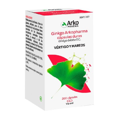 GINKGO ARKOPHARMA 180 mg 200 CAPSULAS