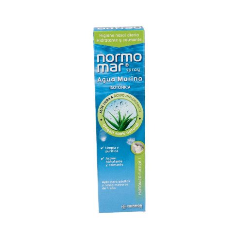 NORMOMAR AGUA MARINA ALOE VERA Y ACIDO HIALURONICO 1 SPRAY 120 ML