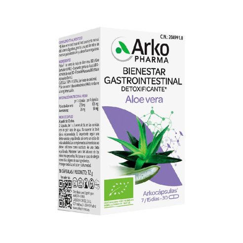 ARKOCAPSULAS ALOE VERA BIO 30 CAPSULAS