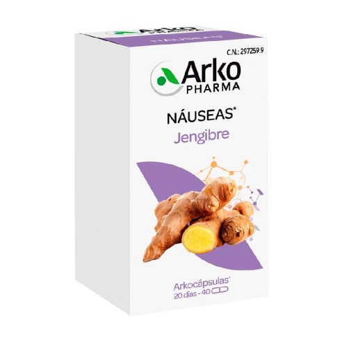 ARKOCAPSULAS JENGIBRE BIO 40 CAPSULAS