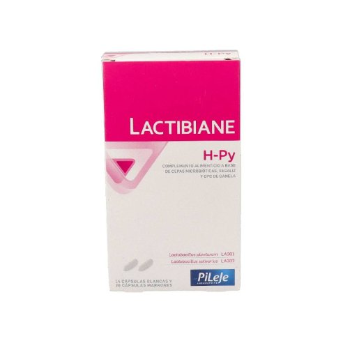 LACTIBIANE HPY 14 CAPSULAS BLANCAS  28 CAPSULAS MARRONES