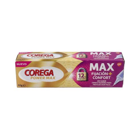 COREGA MAX FIJACION  CONFORT 1 TUBO 40 G SIN SABOR